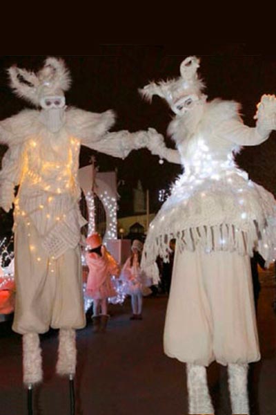 echasses sauts sur glace