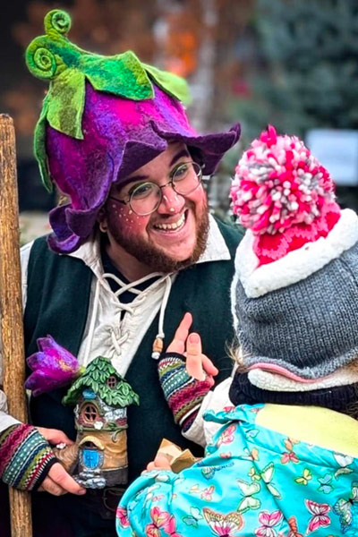 Romarin avec enfant